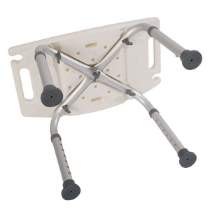1.35MM Simple Bath Chair White TapClickBuy