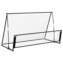 Load image into Gallery viewer, 2 in 1 Soccer Rebounder Football Goal 202x104x120 cm Steel TapClickBuy