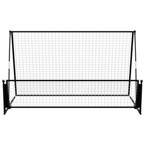 2 in 1 Soccer Rebounder Football Goal 202x104x120 cm Steel TapClickBuy