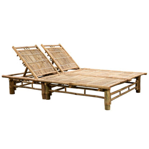 2-Person Sun Lounger Bamboo TapClickBuy