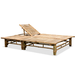 2-Person Sun Lounger Bamboo TapClickBuy