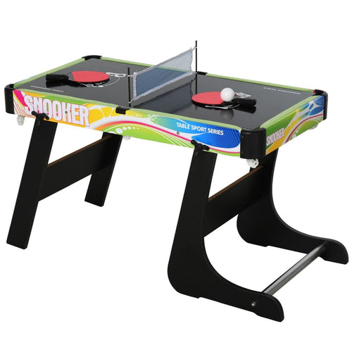 4-in-1 Foldable Game Table Hockey Football Table Tennis & Pool Home Gaming TapClickBuy