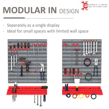 Load image into Gallery viewer, 54 Pcs On-Wall Tool Equipment Holding Pegboard Home DIY Garage Organiser TapClickBuy