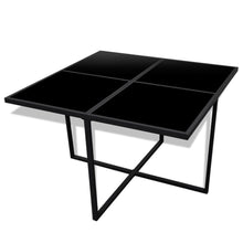 Load image into Gallery viewer, 9 Piece Outdoor Dining Set with Cushions Poly Rattan Black TapClickBuy