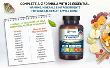 Load image into Gallery viewer, A-Z Multivitamins &amp; Minerals - 365 Vegan Multivitamin Tablets TapClickBuy