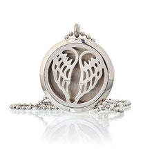 Load image into Gallery viewer, Aromatherapy Diffuser Necklace - Angel Wings 30mm TapClickBuy
