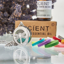 Load image into Gallery viewer, Aromatherapy Diffuser Necklace - Dragonfly 25mm TapClickBuy