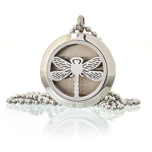 Aromatherapy Diffuser Necklace - Dragonfly 25mm TapClickBuy