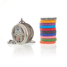 Load image into Gallery viewer, Aromatherapy Jewellery Necklace - Hamsa Chakra - 30mm TapClickBuy