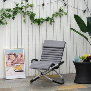 Breathable Mesh Rocking Chair Design Orbital Mat Removable Black Grey TapClickBuy