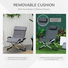 Load image into Gallery viewer, Breathable Mesh Rocking Chair Design Orbital Mat Removable Black Grey TapClickBuy