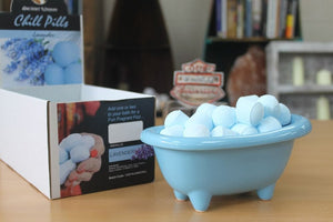 Ceramic Mini Bath - Baby Blue TapClickBuy