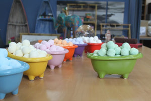 Ceramic Mini Bath - Green TapClickBuy