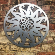 Load image into Gallery viewer, Contemporary steel SUN Sign Metal Garden Ornament Wall Decoratio TapClickBuy
