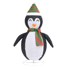 Load image into Gallery viewer, Decorative Christmas Snow Penguin Figure LED Luxury Fabric 90cm to 120cm TapClickBuy