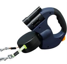 Load image into Gallery viewer, Dual Retractable Dog Leash TapClickBuy