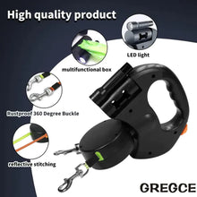 Load image into Gallery viewer, Dual Retractable Dog Leash TapClickBuy
