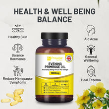 Load image into Gallery viewer, Evening Primrose Oil 1000mg | 90 Softgel Capsules | Pure Cold Pressed I 90mg GLA per Capsule I Halal Friendly TapClickBuy