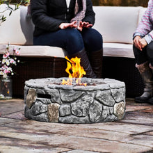 Load image into Gallery viewer, Garden Small Gas Fire Pit, Outdoor Heater with Lava Rocks &amp; Cover TapClickBuy