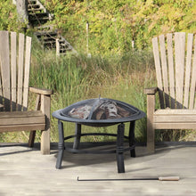 Load image into Gallery viewer, Garden Wood or Log Burning Fire Pit, Outdoor Firepit &amp; Accessories TapClickBuy