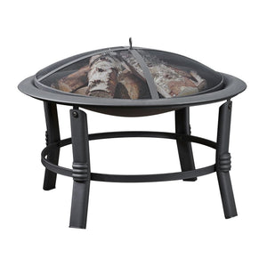 Garden Wood or Log Burning Fire Pit, Outdoor Firepit & Accessories TapClickBuy