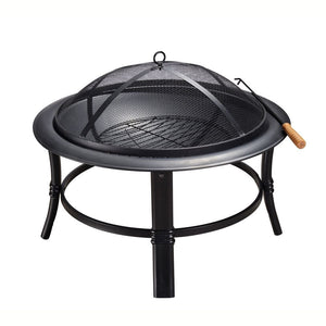 Garden Wood or Log Burning Fire Pit, Outdoor Firepit & Accessories TapClickBuy