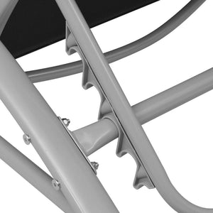 Sun Lounger Aluminium Black TapClickBuy