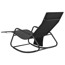Load image into Gallery viewer, Sun Lounger Steel and Textilene Black TapClickBuy