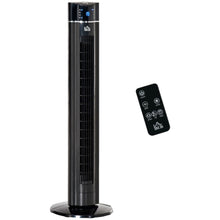 Load image into Gallery viewer, Tower Fan Cooling 3 Speed, 8h Timer, Oscillating, LED Panel, Black w/ RC TapClickBuy