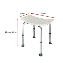 Load image into Gallery viewer, 1.35MM Simple Bath Chair White TapClickBuy