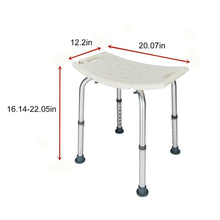 Load image into Gallery viewer, 1.35MM Simple Bath Chair White TapClickBuy