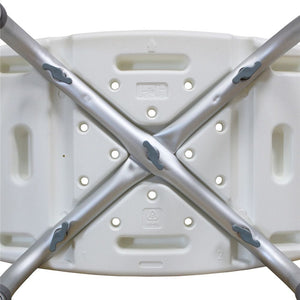 1.35MM Simple Bath Chair White TapClickBuy