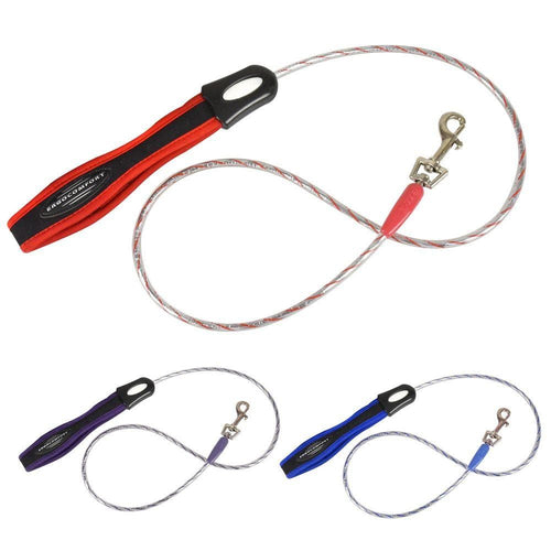 1 x Pet Living Soft Handle Dog Lead RANDOM 6.5 mm x 120 cm up to 60LBS TapClickBuy