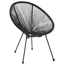 Load image into Gallery viewer, 3 Piece Outdoor Dining Set PVC Rattan Black TapClickBuy