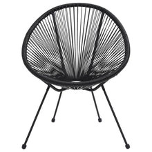 Load image into Gallery viewer, 3 Piece Outdoor Dining Set PVC Rattan Black TapClickBuy