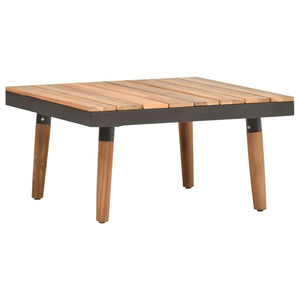 4 Piece Garden Lounge Set with Cushions Solid Wood Acacia TapClickBuy