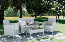 Load image into Gallery viewer, 4 Piece Rattan Garden Furniture Set TapClickBuy