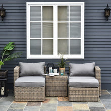 Load image into Gallery viewer, 5 Pcs PE Rattan Armchair Outdoor Garden Seating Comfort Balcony Home TapClickBuy