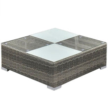Load image into Gallery viewer, 5 Piece Garden Lounge Set with Cushions Poly Rattan Grey TapClickBuy