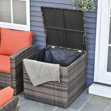 Load image into Gallery viewer, 6 Pcs Rattan Wicker Sofa Set Sectional &amp; Storage Table &amp; Cushion Mixed Brown TapClickBuy