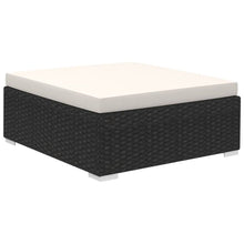 Load image into Gallery viewer, 6 Piece Garden Lounge Set with Cushions Poly Rattan Black TapClickBuy
