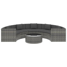 Load image into Gallery viewer, 6 Piece Garden Lounge Set with Cushions Poly Rattan Grey (UK/IE/FI/NO Only) TapClickBuy