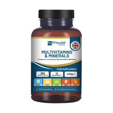 Load image into Gallery viewer, A-Z Multivitamins &amp; Minerals - 365 Vegan Multivitamin Tablets TapClickBuy