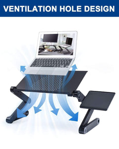 Adjustable Height Laptop Stand for You Desk, Bed, Portable, Foldable Table Workstation, Riser Ergonomic Laptop Stand TapClickBuy