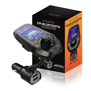 Aquarius Wireless Multifunctional Bluetooth Car FM Transmitter with Dual USB Port TapClickBuy