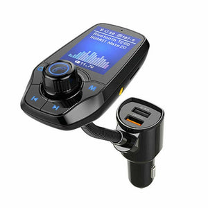 Aquarius Wireless Multifunctional Bluetooth Car FM Transmitter with Dual USB Port TapClickBuy