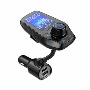Aquarius Wireless Multifunctional Bluetooth Car FM Transmitter with Dual USB Port TapClickBuy