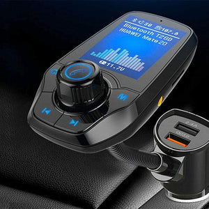 Aquarius Wireless Multifunctional Bluetooth Car FM Transmitter with Dual USB Port TapClickBuy