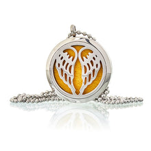 Load image into Gallery viewer, Aromatherapy Diffuser Necklace - Angel Wings 30mm TapClickBuy