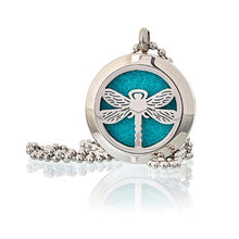 Load image into Gallery viewer, Aromatherapy Diffuser Necklace - Dragonfly 25mm TapClickBuy